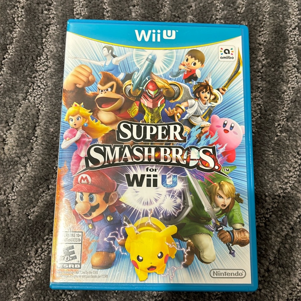 Nintendo wiiu Super Smash Bros game